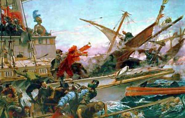 Juan Luna The Battle of Lepanto china oil painting image